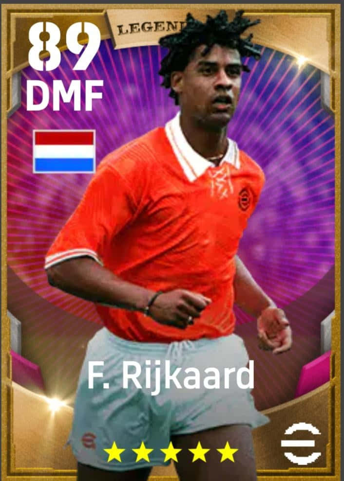 Frank Rijkaard 89 Dmf Poster Background