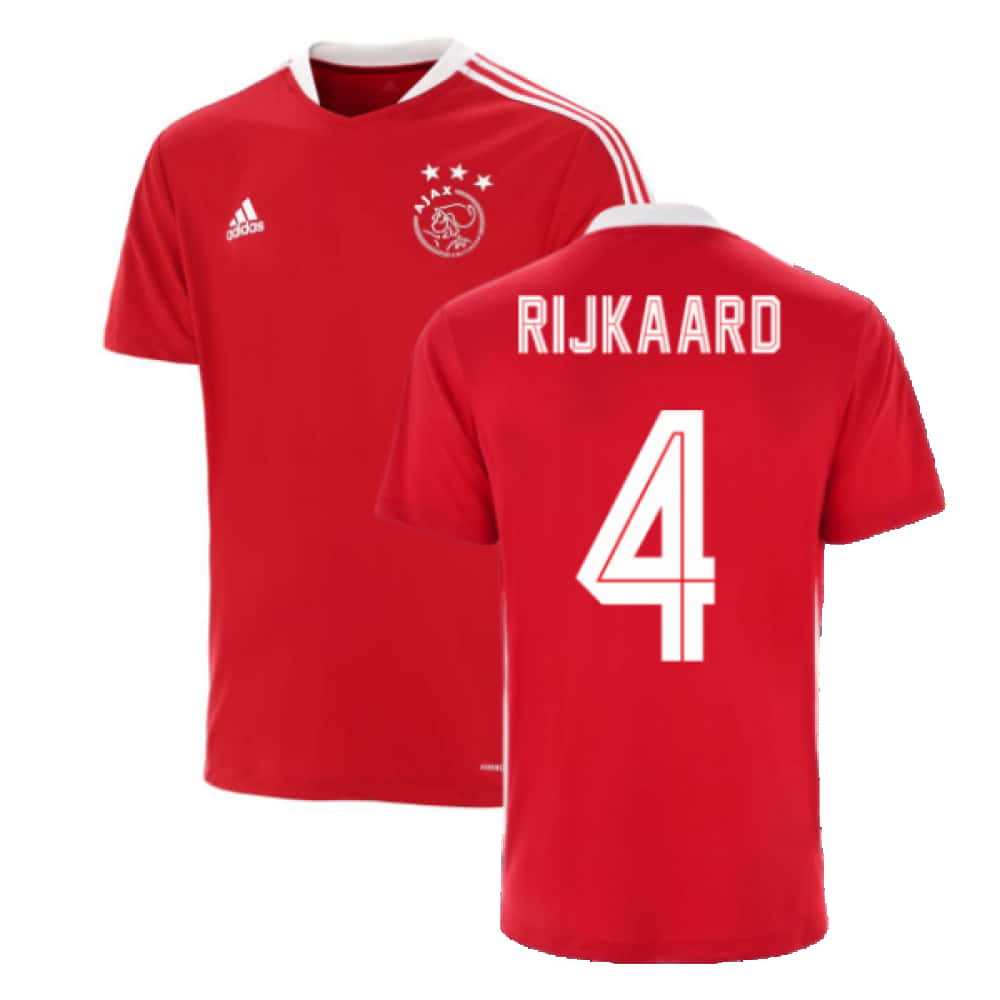 Frank Rijkaard Red Team Jersey Background