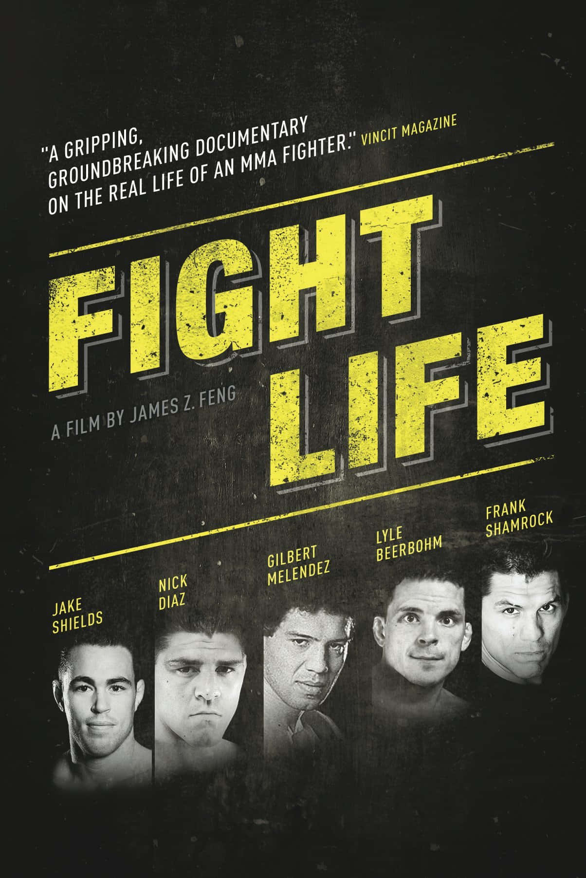 Frank Shamrock Fight Life Documentary Poster Background