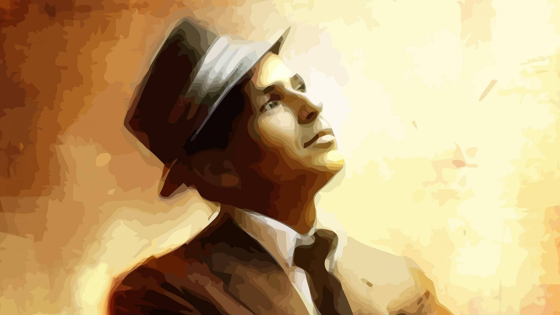 Frank Sinatra Portrait Painting