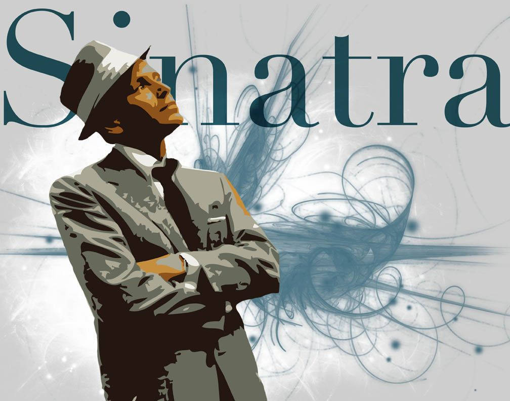 Frank Sinatra Vector Art Background