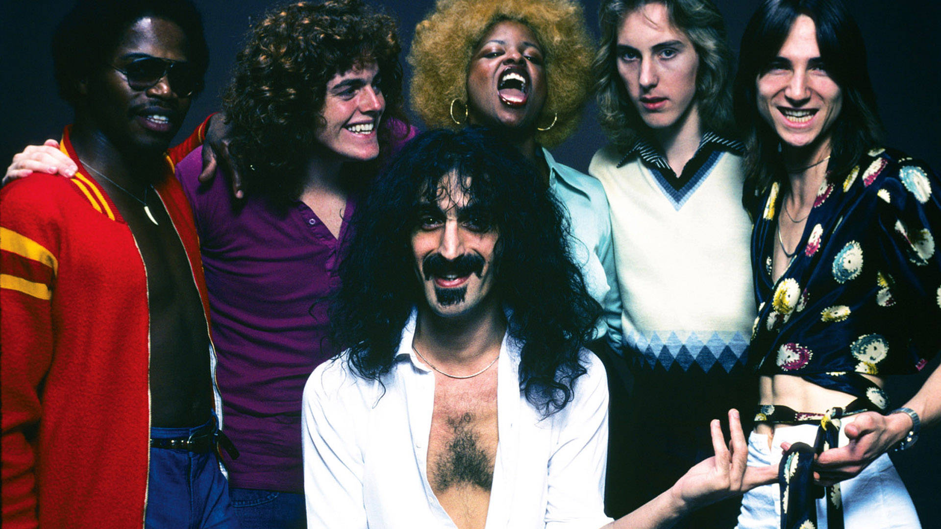 Frank Zappa Band Icons Background