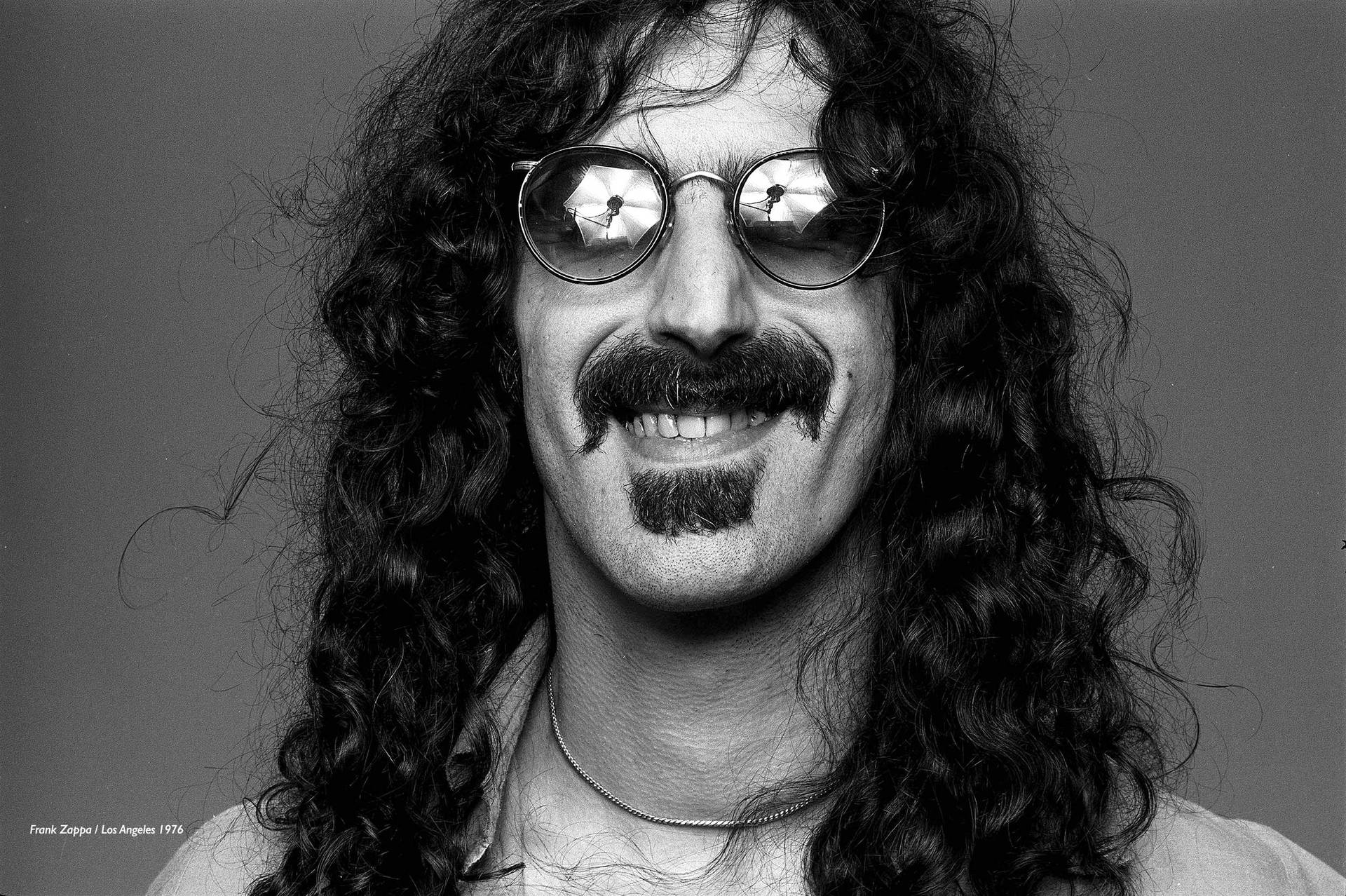 Frank Zappa Sunglass Smile Background