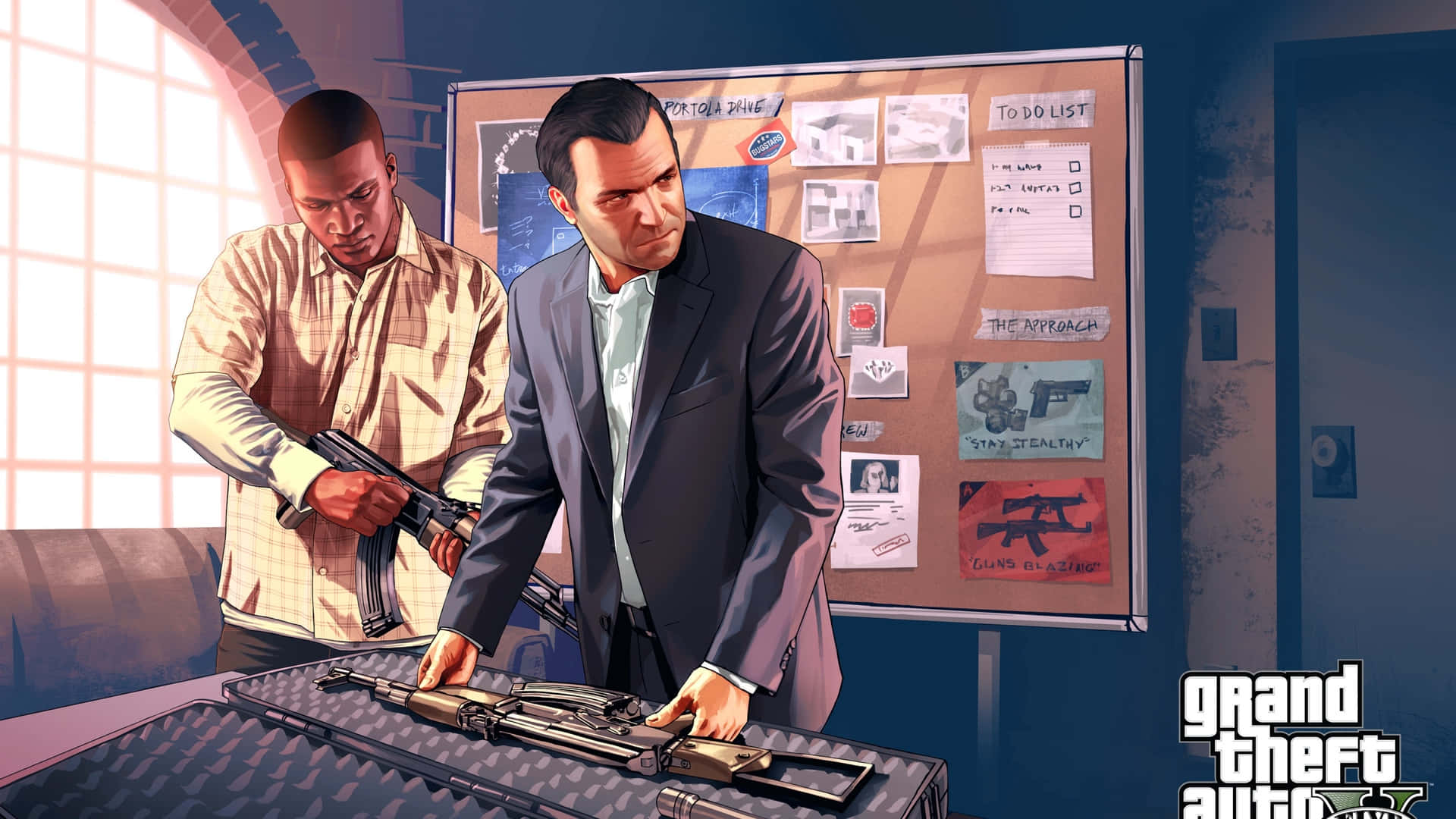 Franklin And Michael Gta 5 1920x1080 Background