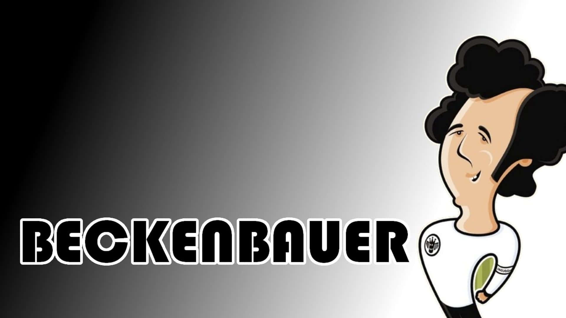 Franz Beckenbauer Animated Illustration Background