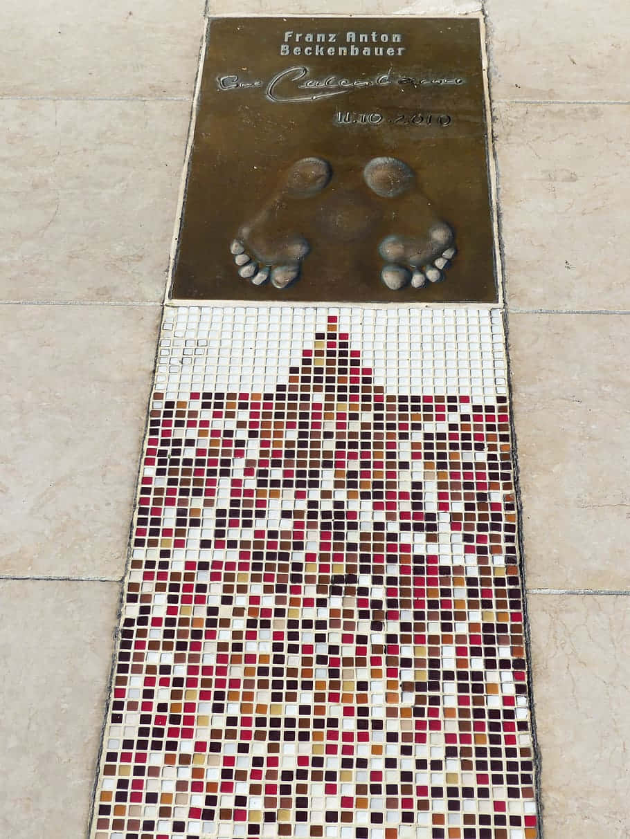 Franz Beckenbauer Football Hall Of Fame Background