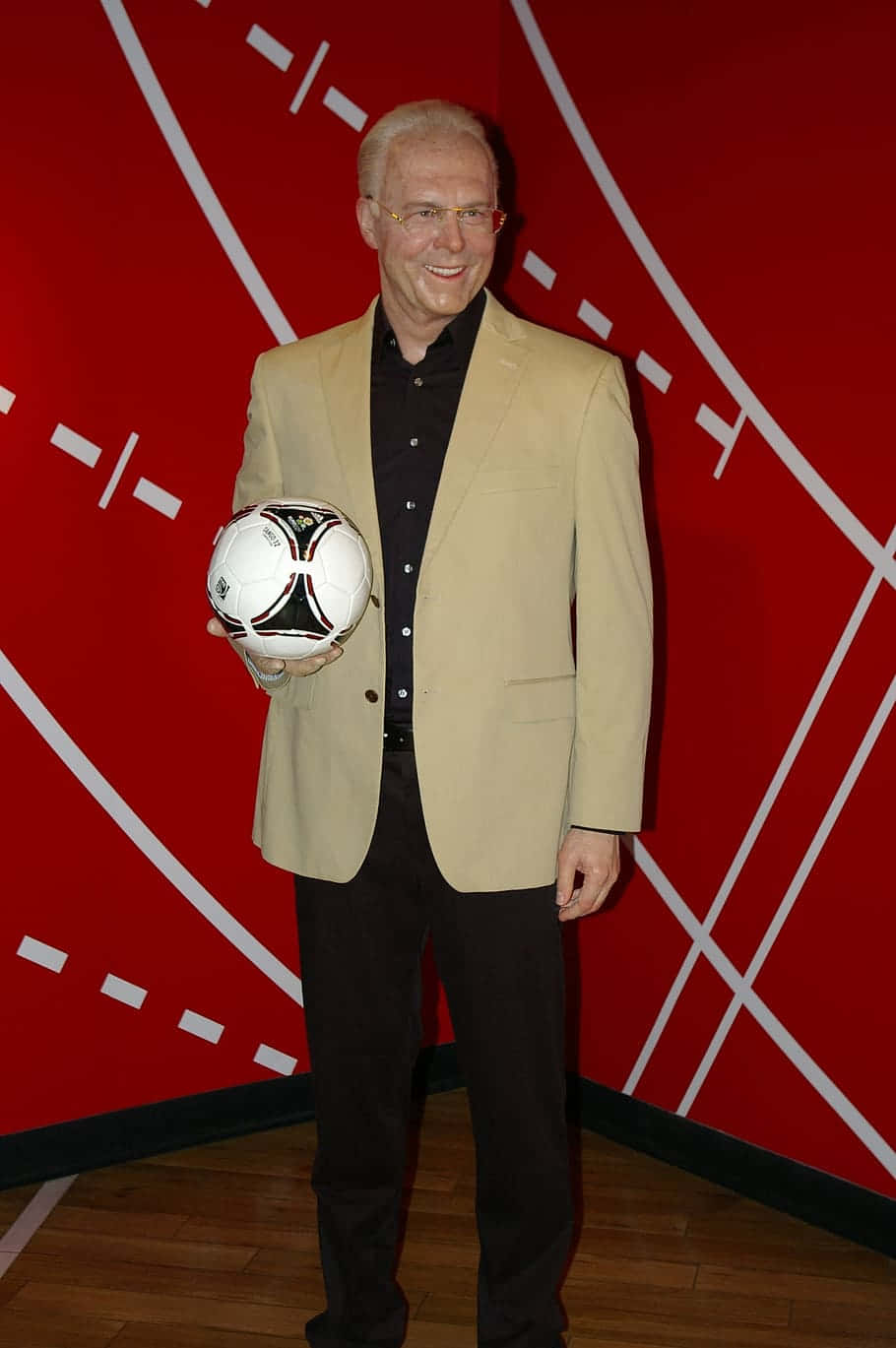 Franz Beckenbauer Wax Figure Background