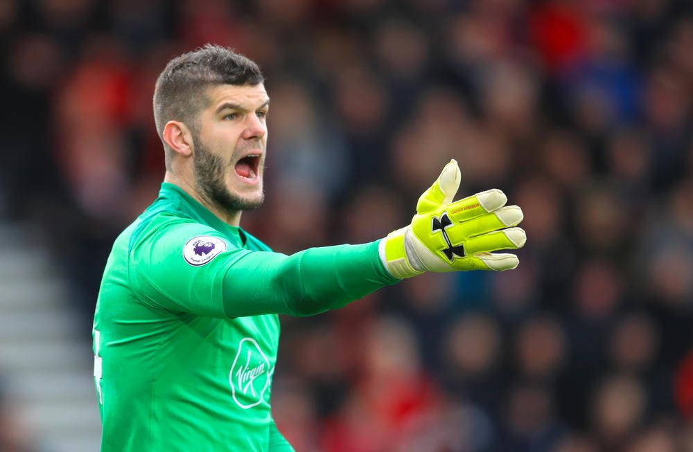 Fraser Forster Holding Out Hand Background