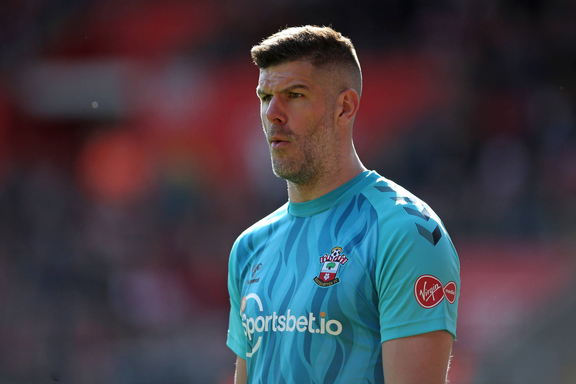 Fraser Forster With Shocked Expression Background