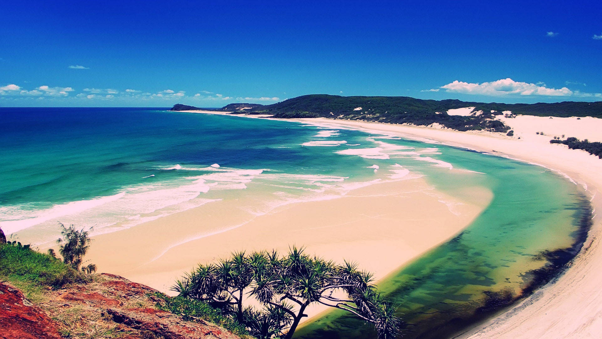 Fraser Island Summer Desktop Background