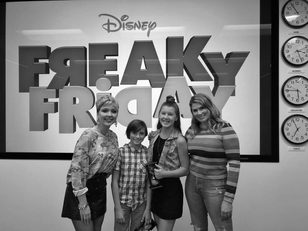 Freaky Friday Disney Cast Black And White