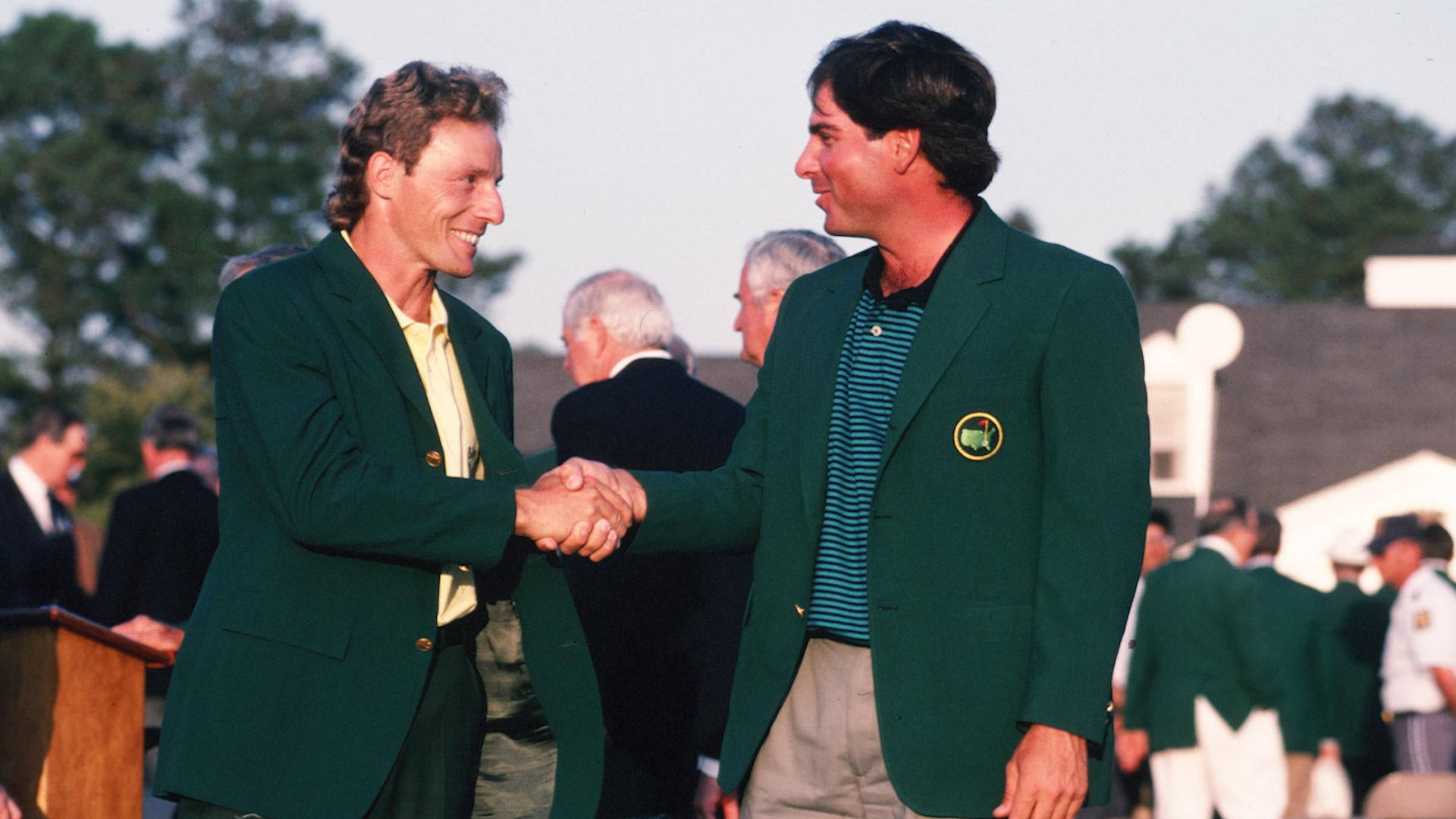 Fred Couples And Bernhard Langer Background