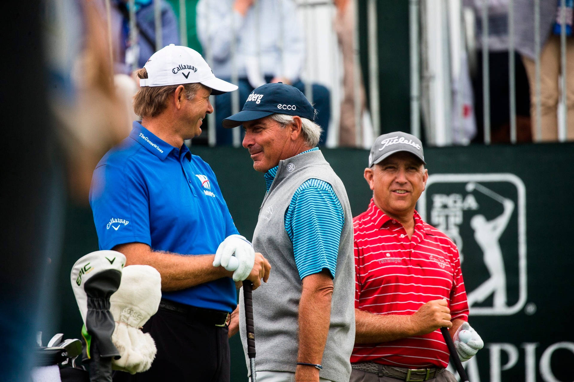 Fred Couples And Fellow Professional Golfers Background