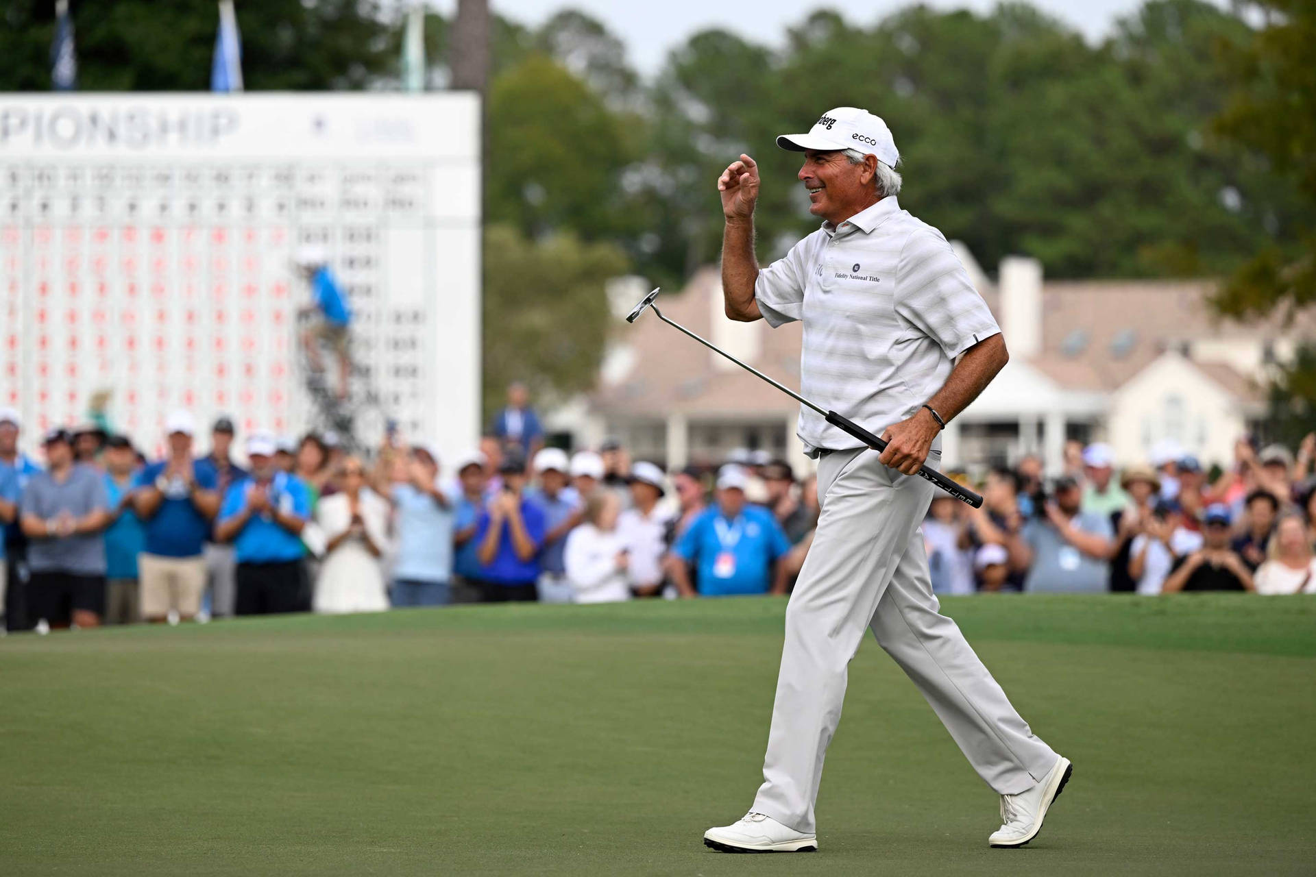 Fred Couples Mastering The Golf Championship Background