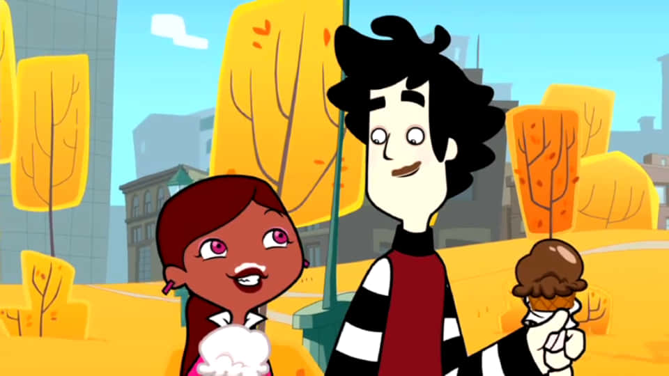 Fred Eating Ice Cream Freds Head Background