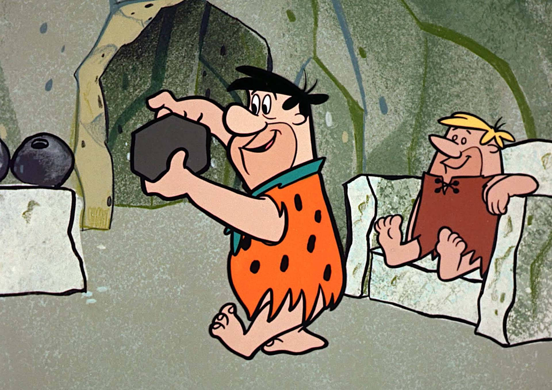 Fred Flintstone Bowling Background