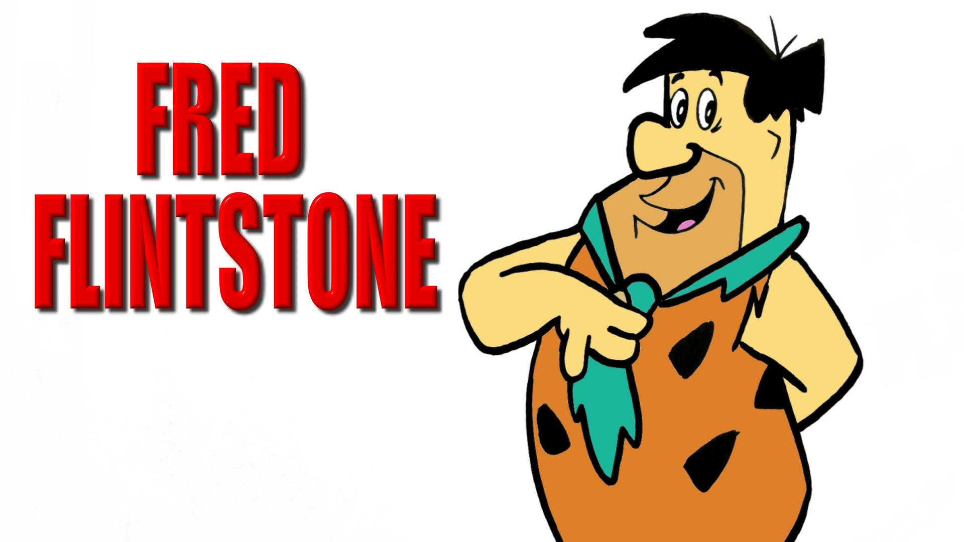 Fred Flintstone Illustration Background