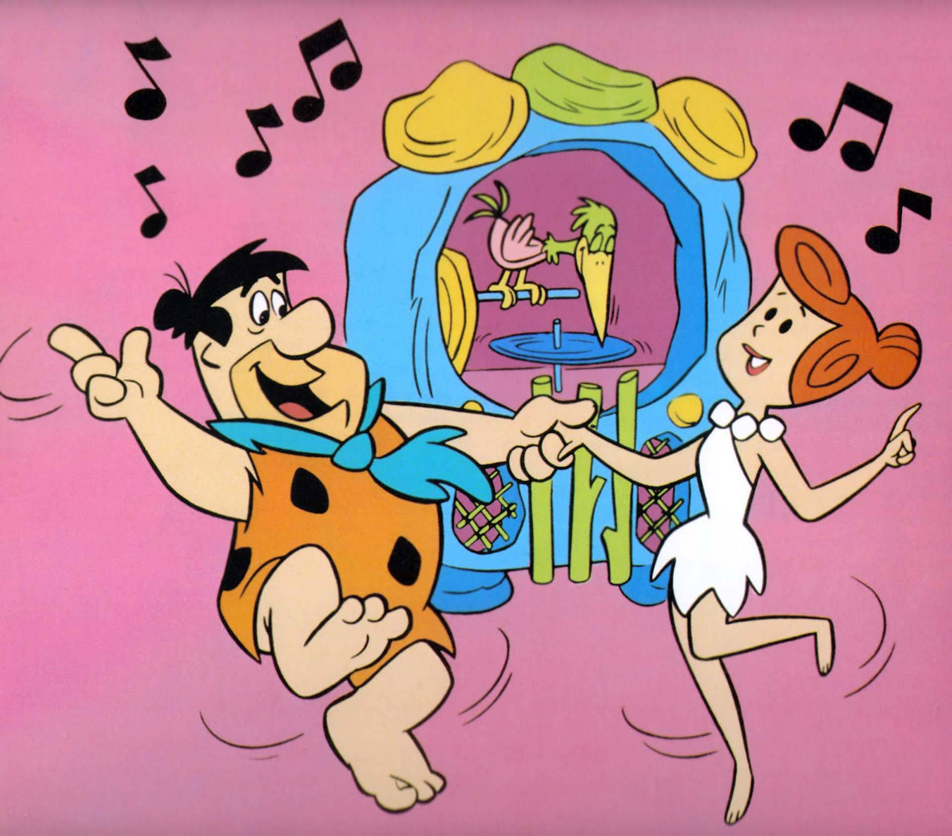 Fred Flintstone Wilma Dance Background