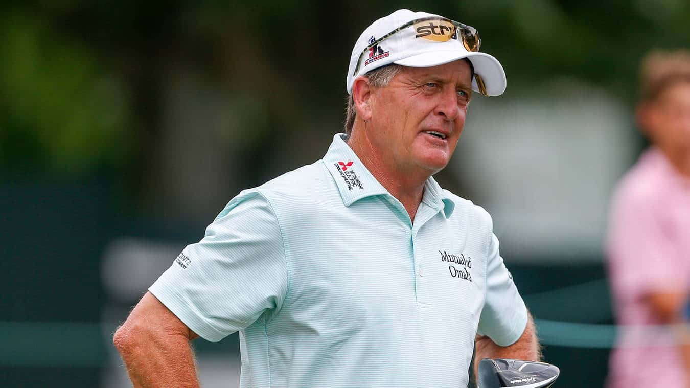 Fred Funk Glasses On Cap