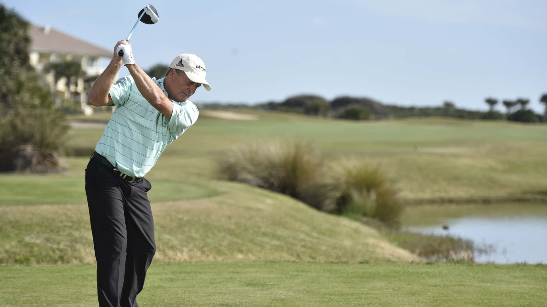 Fred Funk Golfing Hd Background