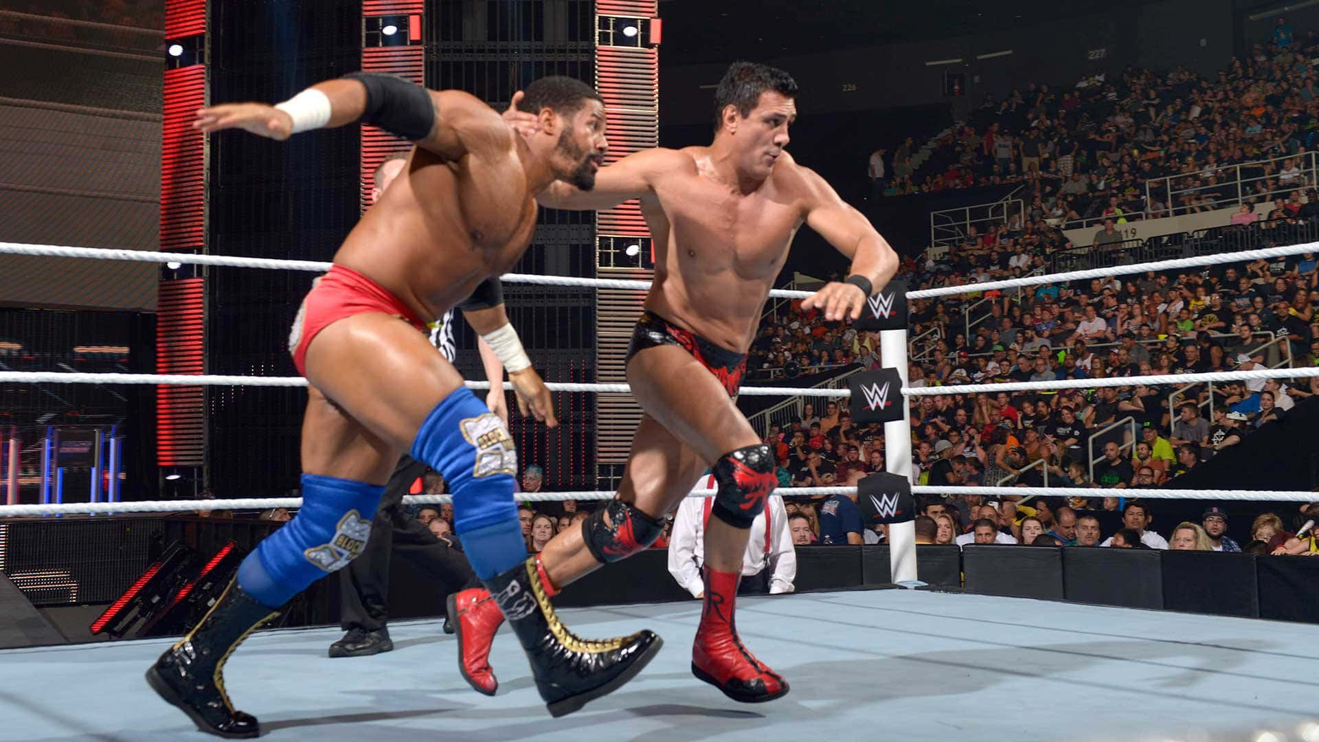 Fred Rosser And Alberto Del Rio