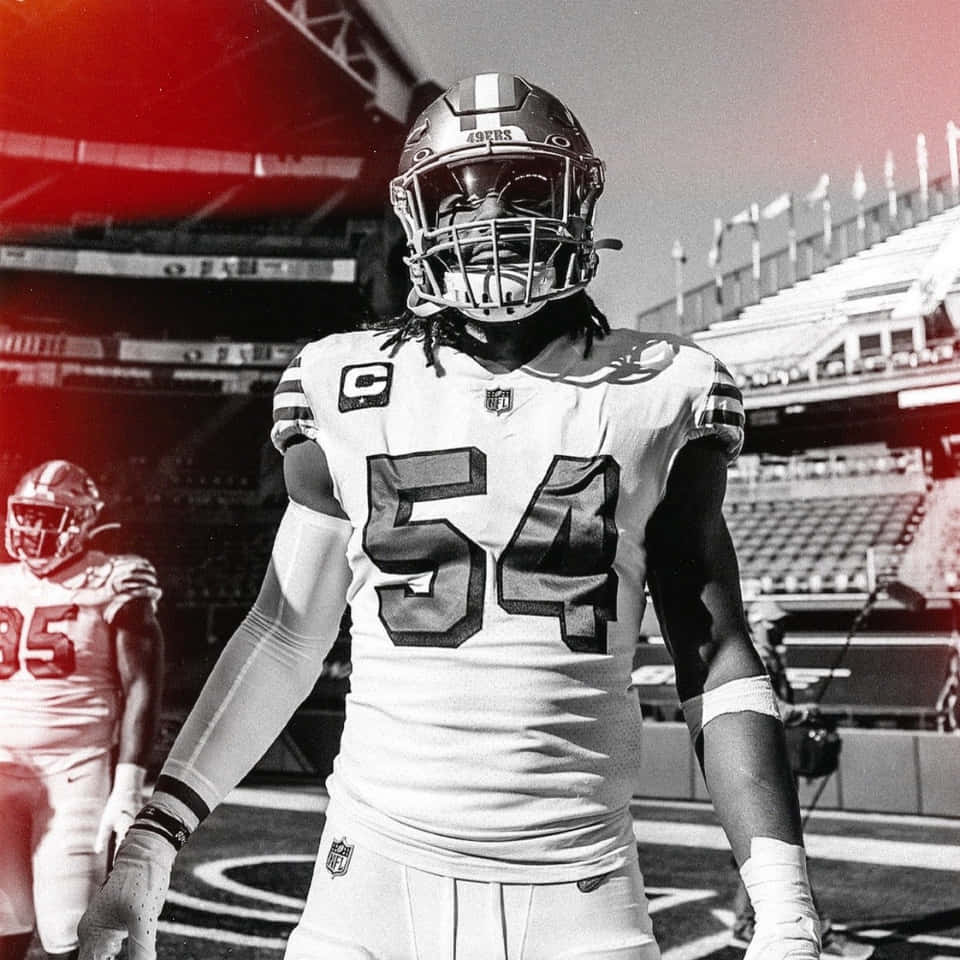 Fred Warner Football Gradient Edit Background