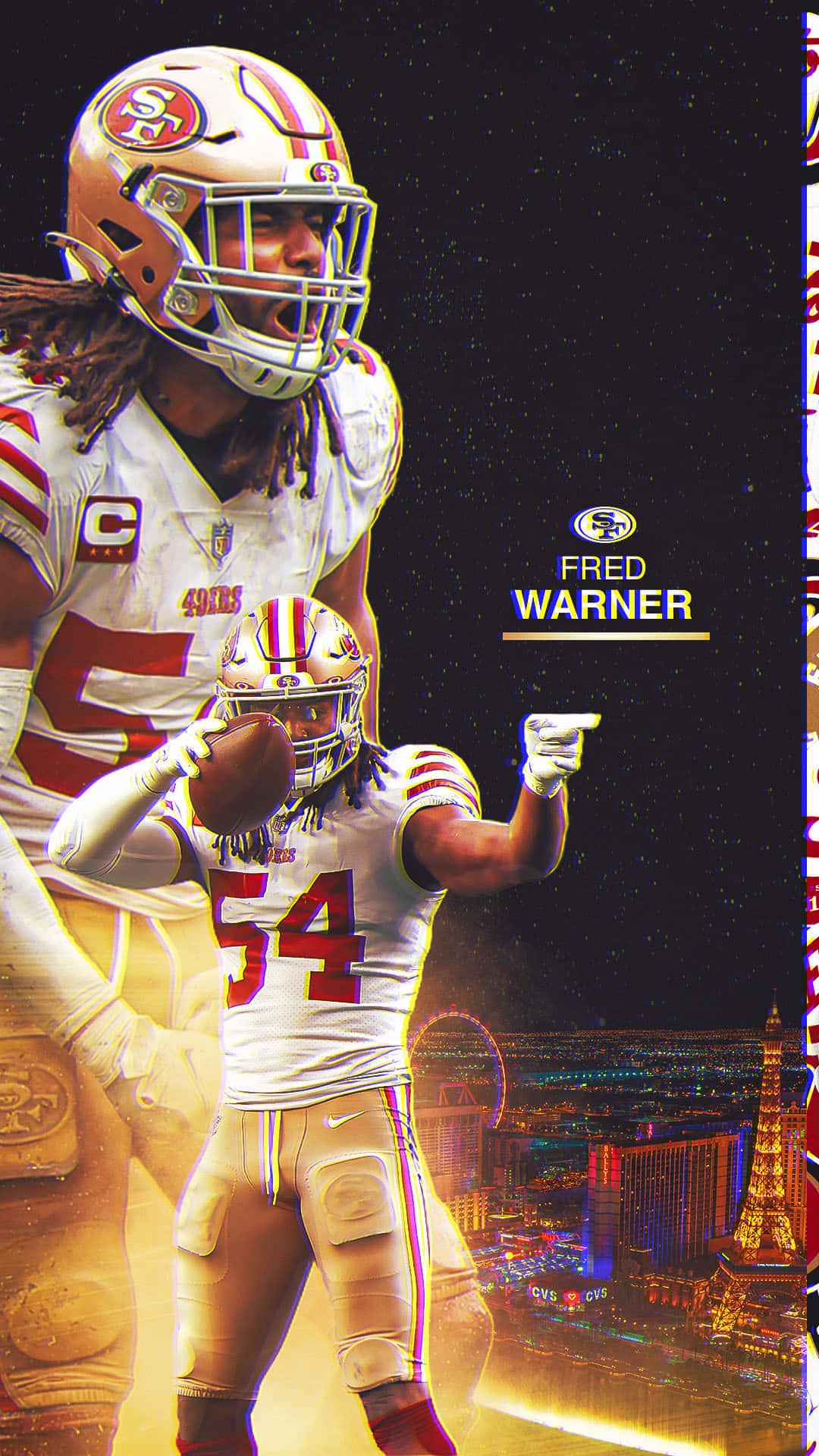 Fred Warner Football Wallpaper Edit Background