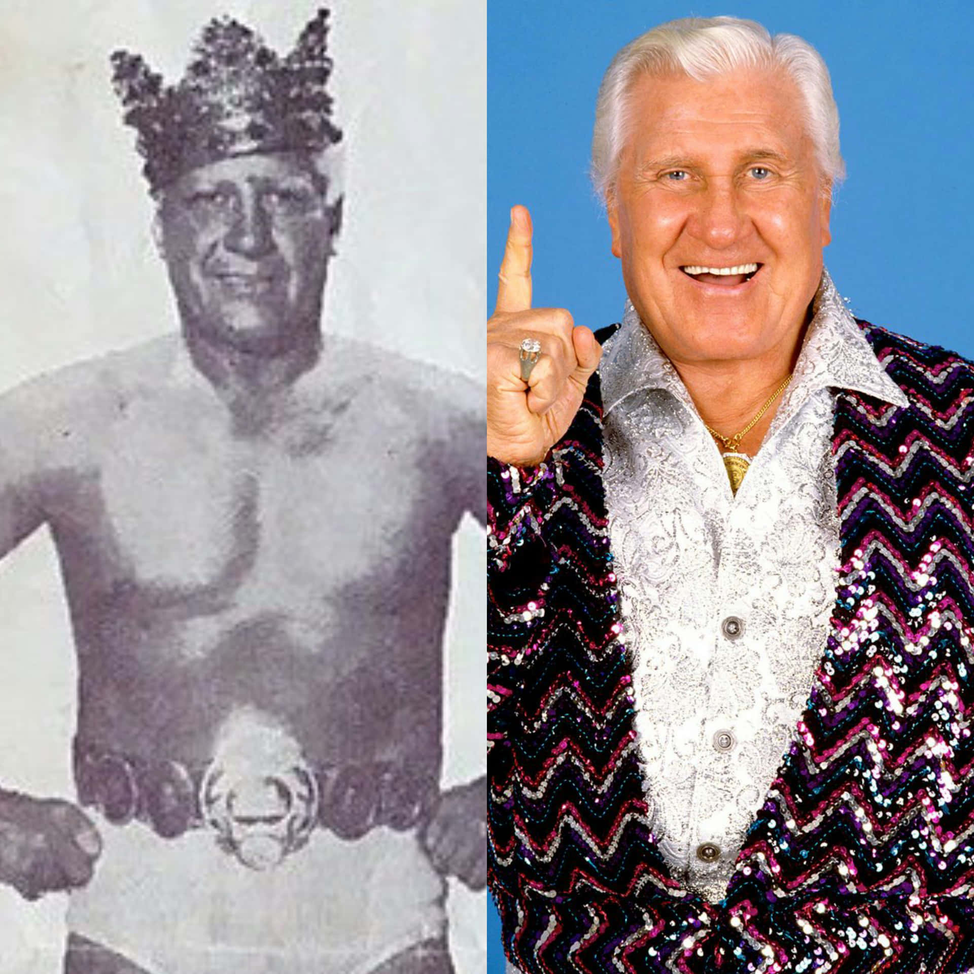 Freddie Blassie Photo Collage Background