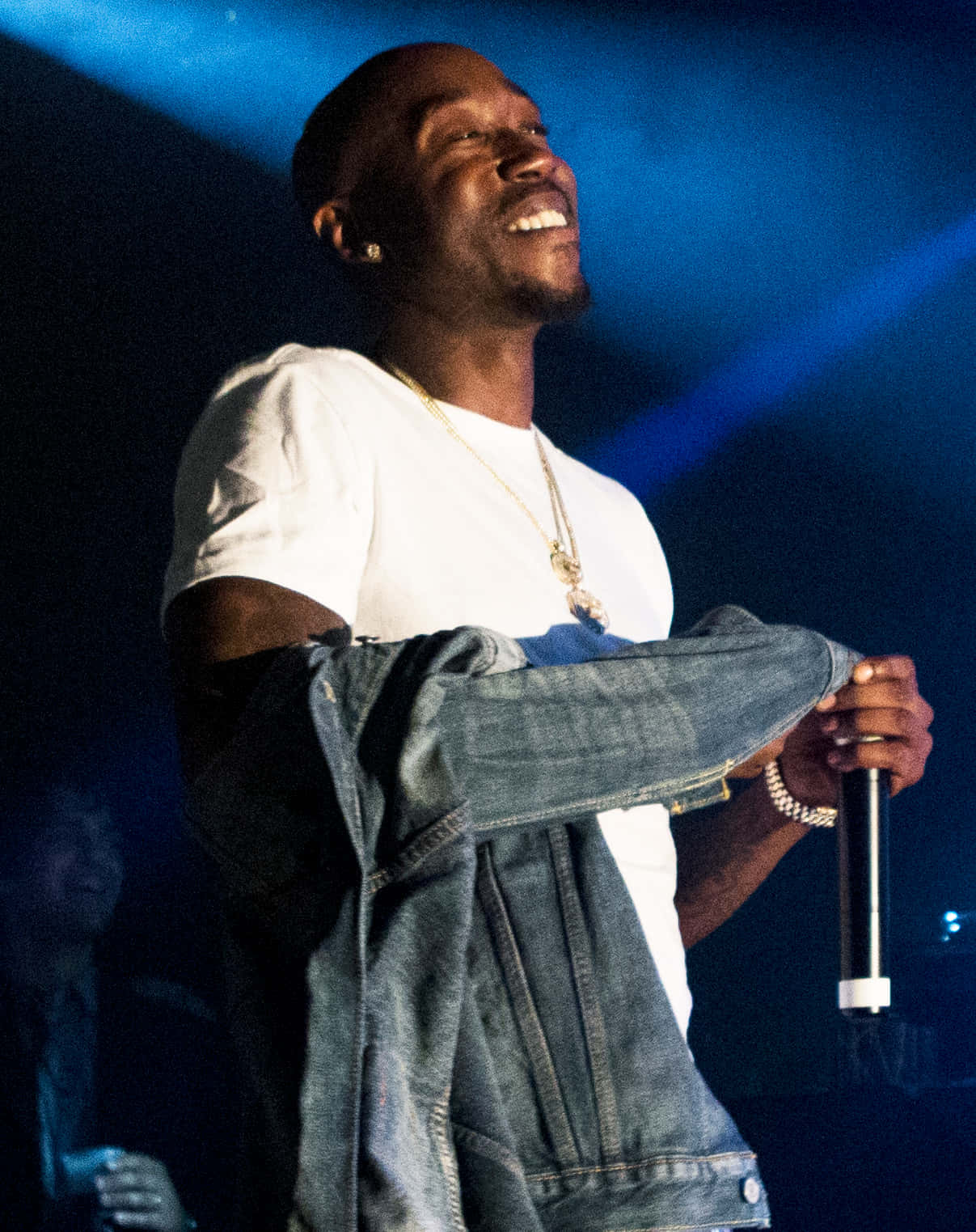 Freddie Gibbs Performingon Stage Background