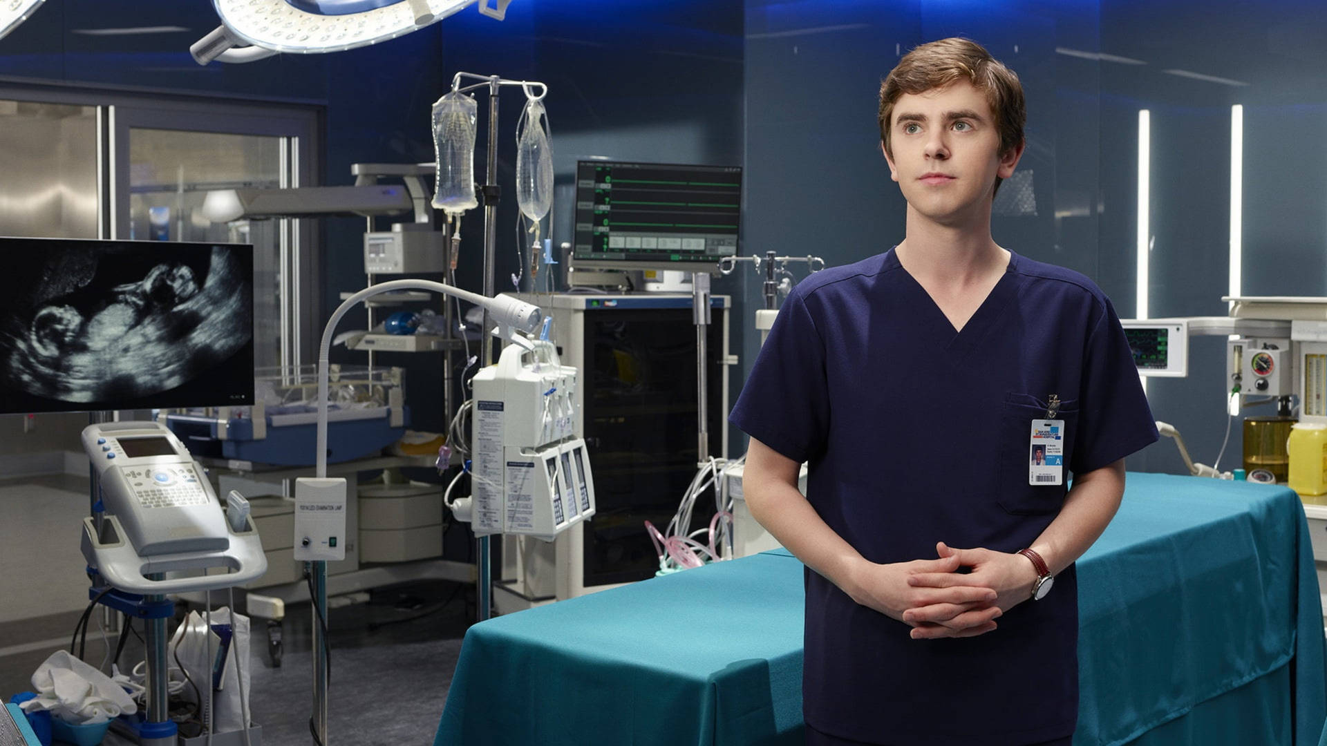 Freddie Highmore In Operating Room