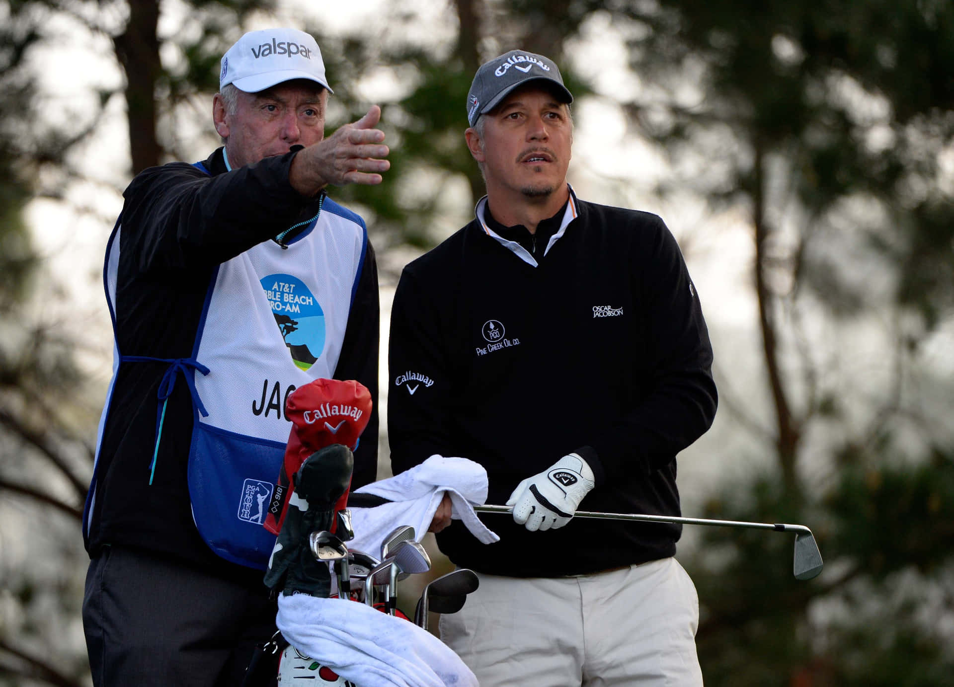 Freddie Jacobson Listening To Caddy Background