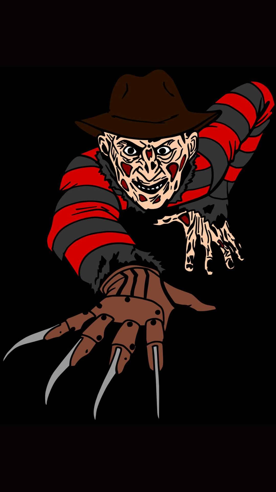 Freddy Krueger Cartoon Art Background