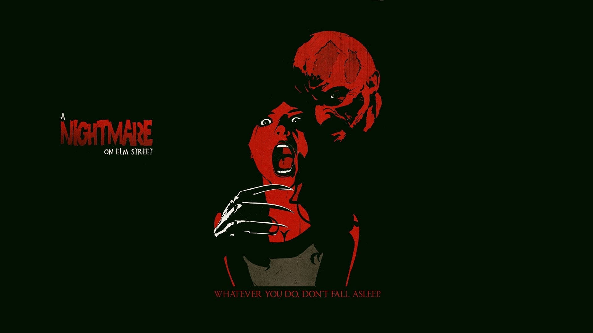 Freddy Krueger Dark Caricature Background