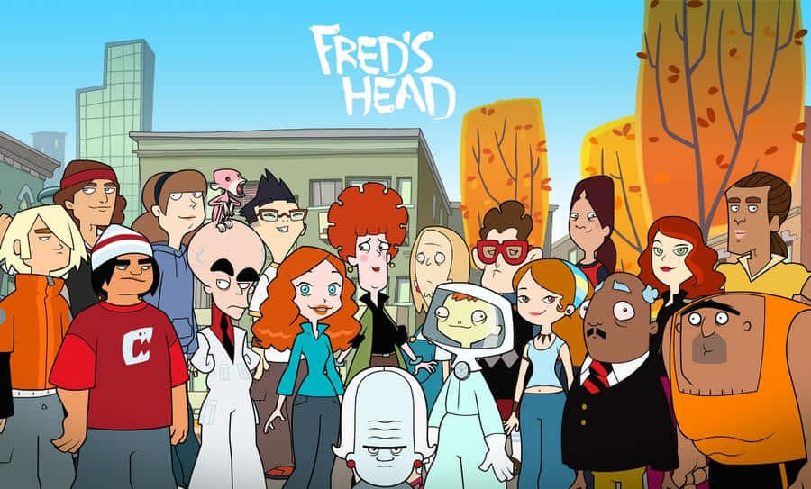 Freds Head Show Poster Background