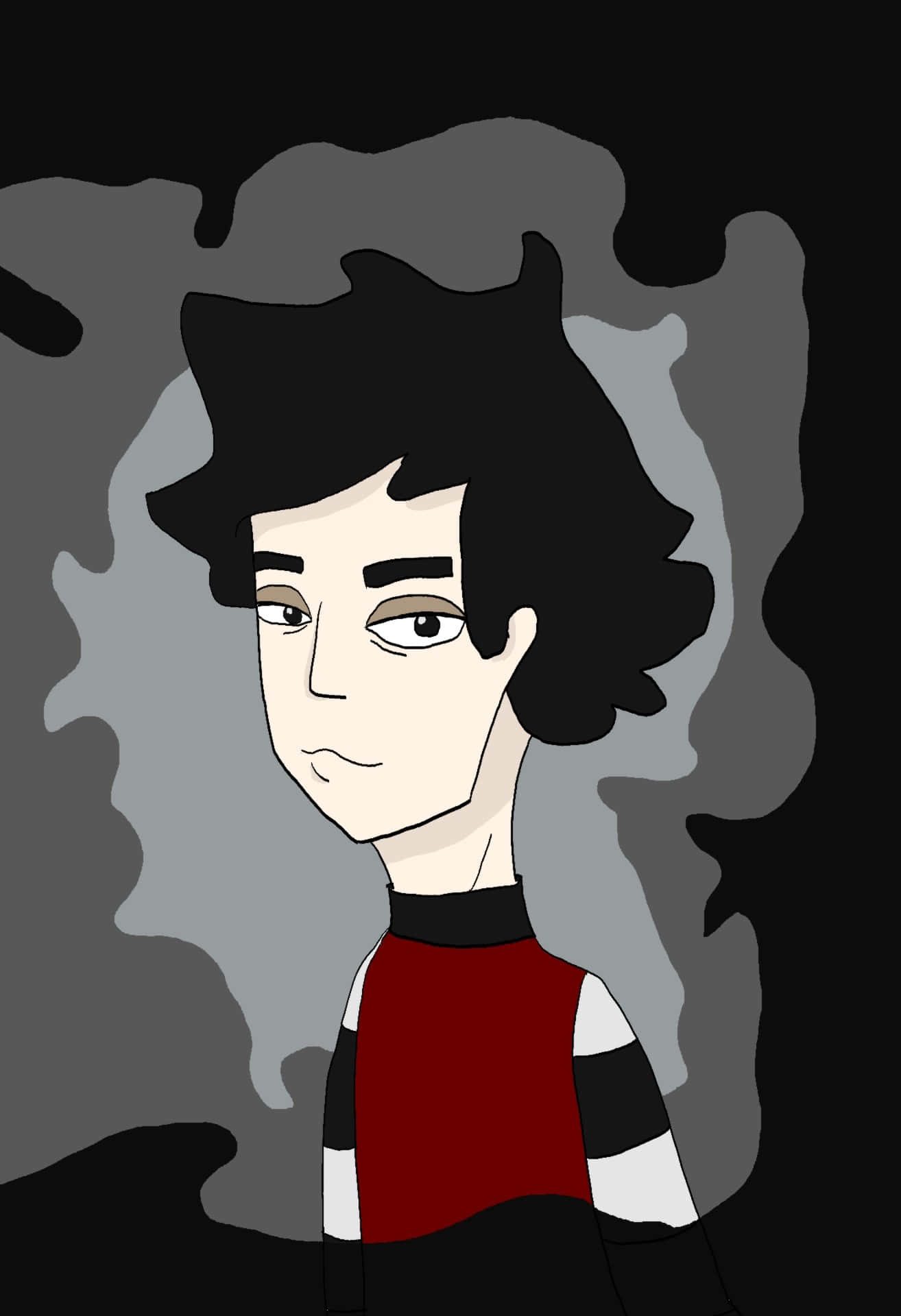 Freds Head Spooky Art Background