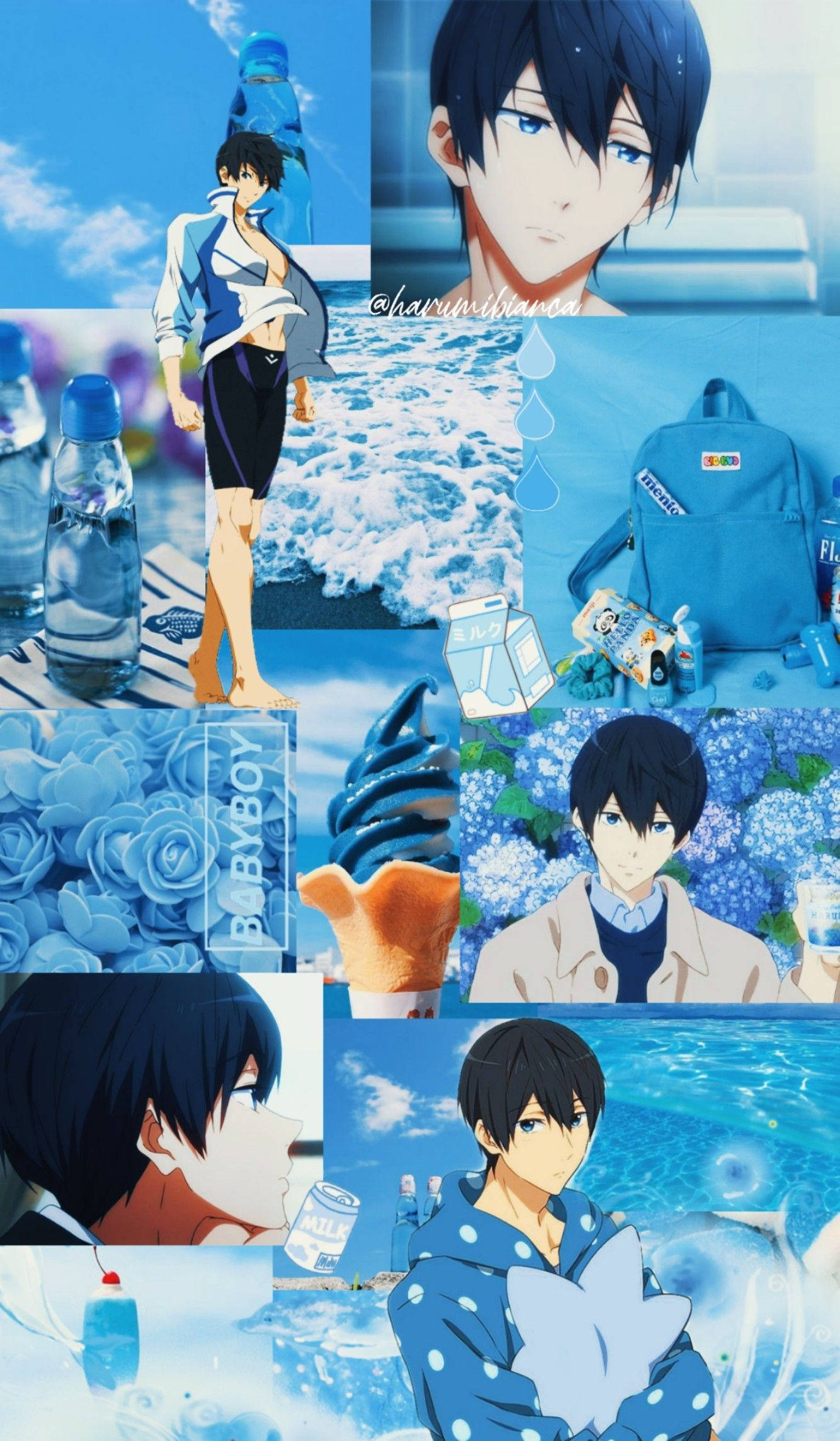 Free Anime Pfp Haruka Nanase Collage