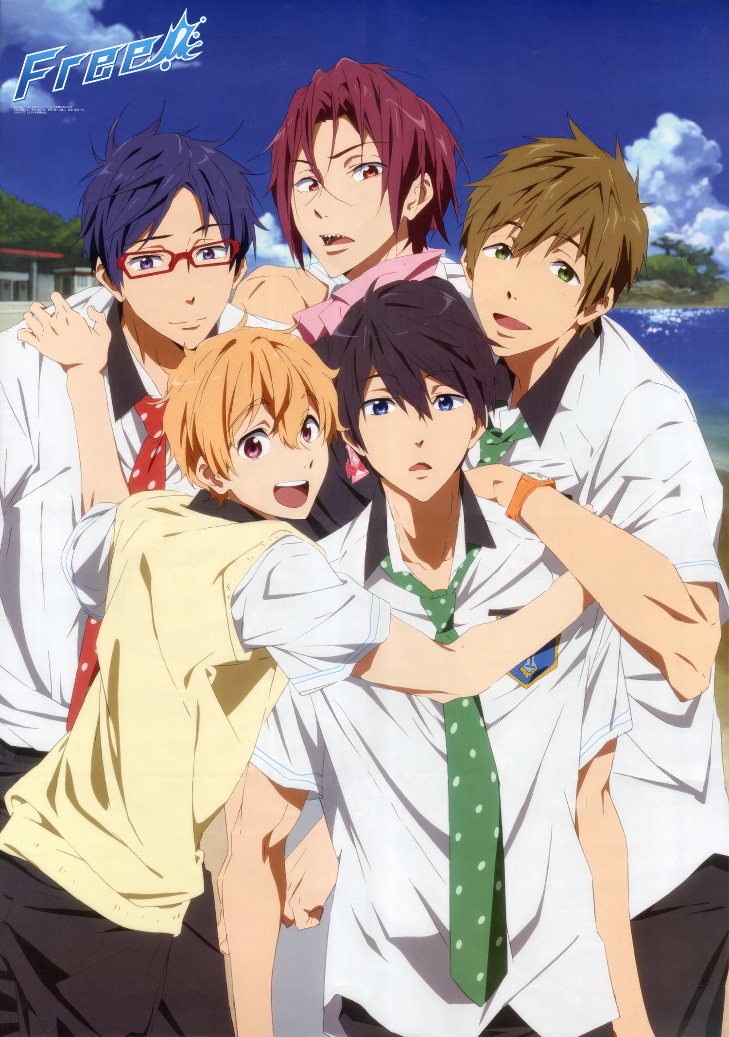 Free Anime Pfp Iwatobi Members Background