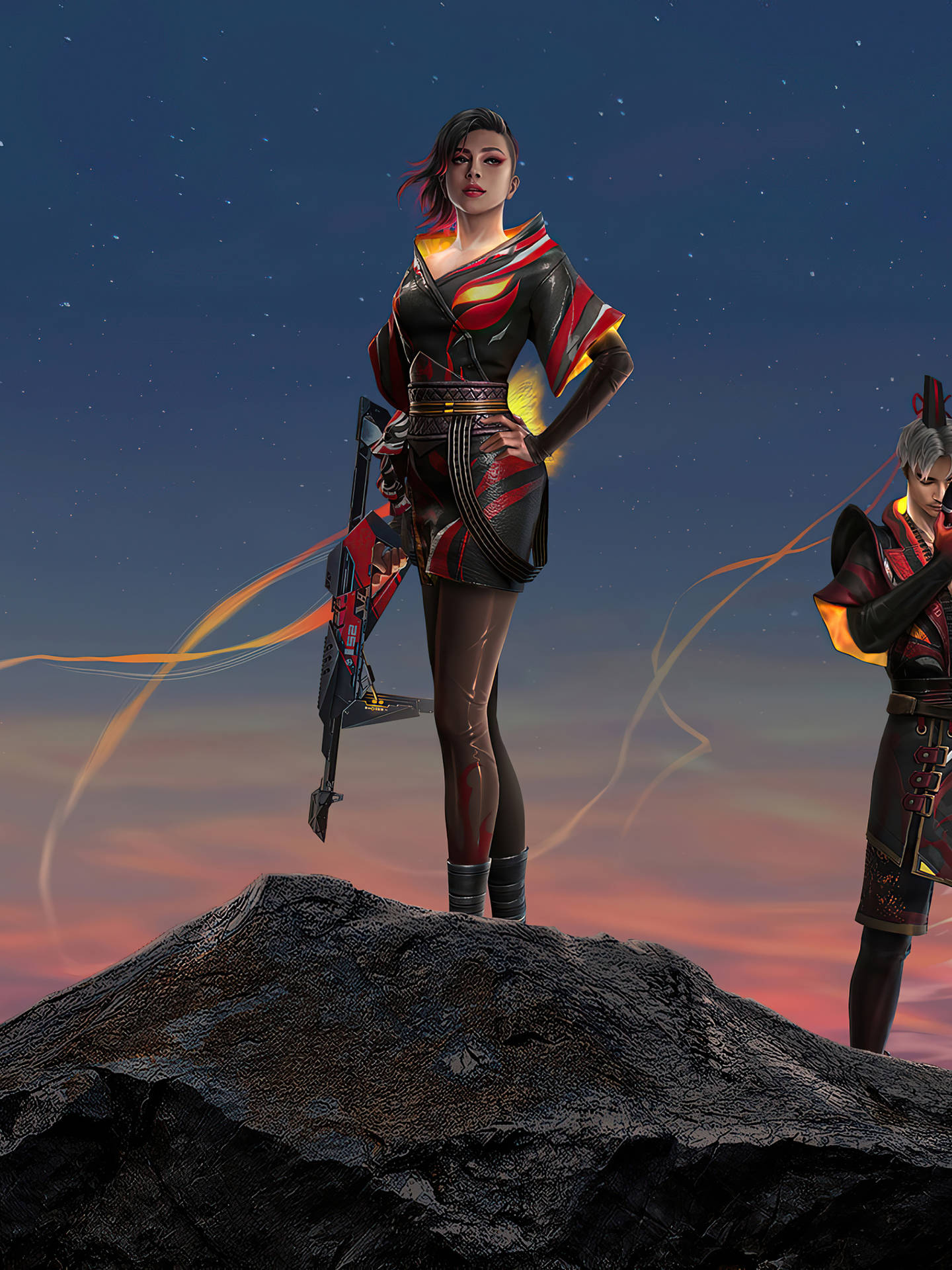 Free Fire 2021 Character Olivia Background