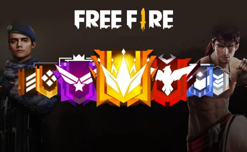 Free Fire Badges In A Banner