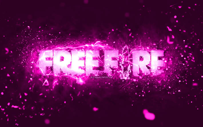 Free Fire Banner In Purple