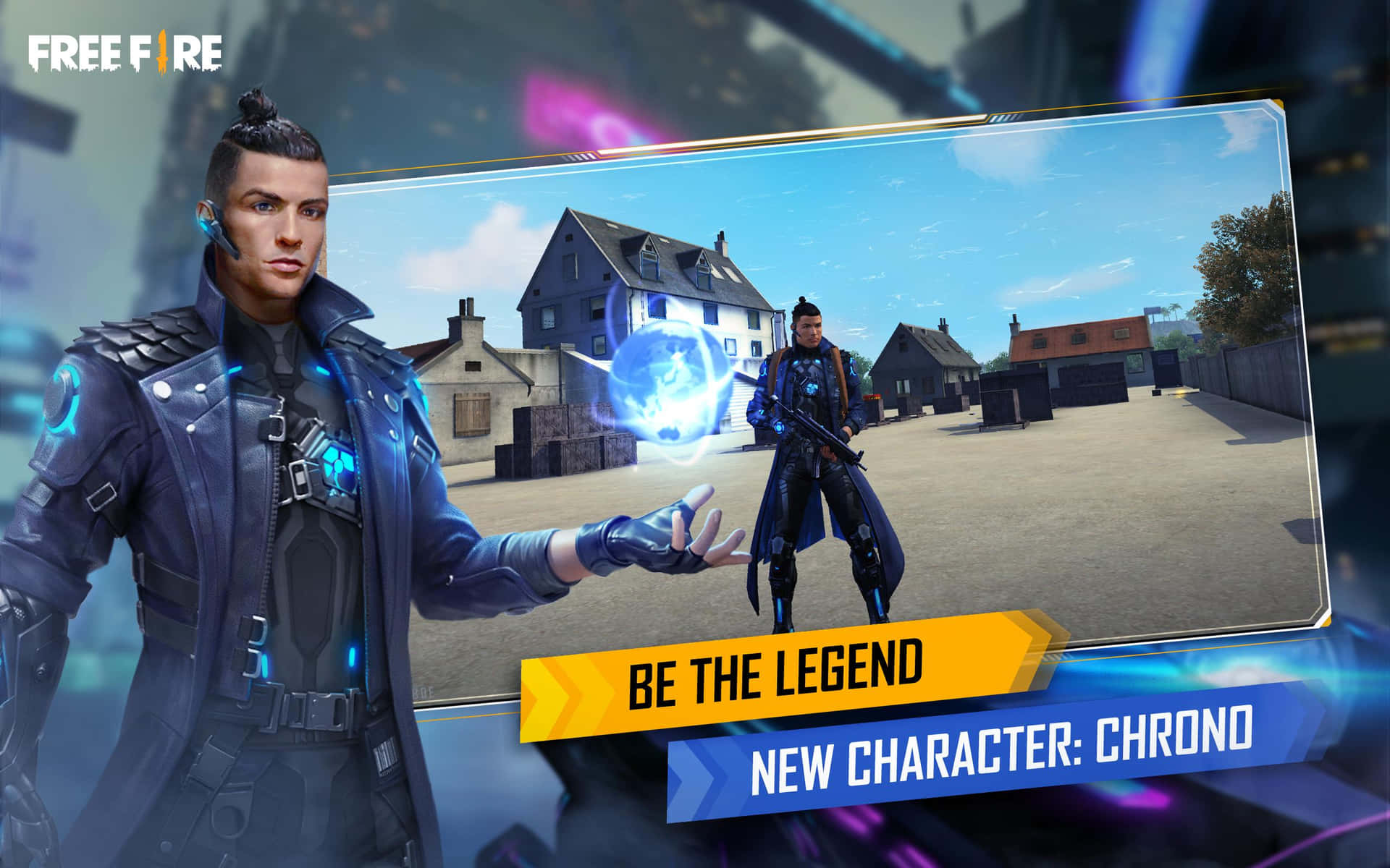 Free Fire Chrono Character Background