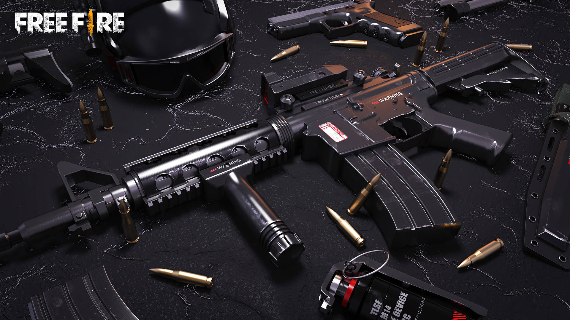 Free Fire Criminal Bundle Ak-47 Rifle Gun