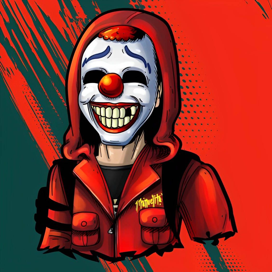 Free Fire Criminal Bundle Missing Tooth Red Character Background