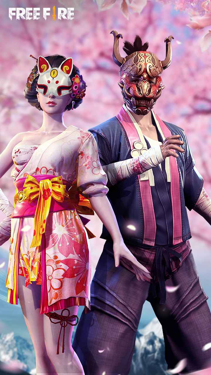Free Fire Dj Alok Japanese Skins Background