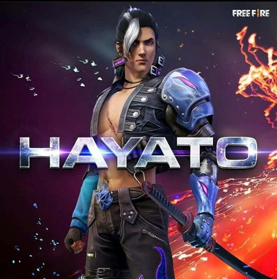 Free Fire Hayato Elite Game Poster Background