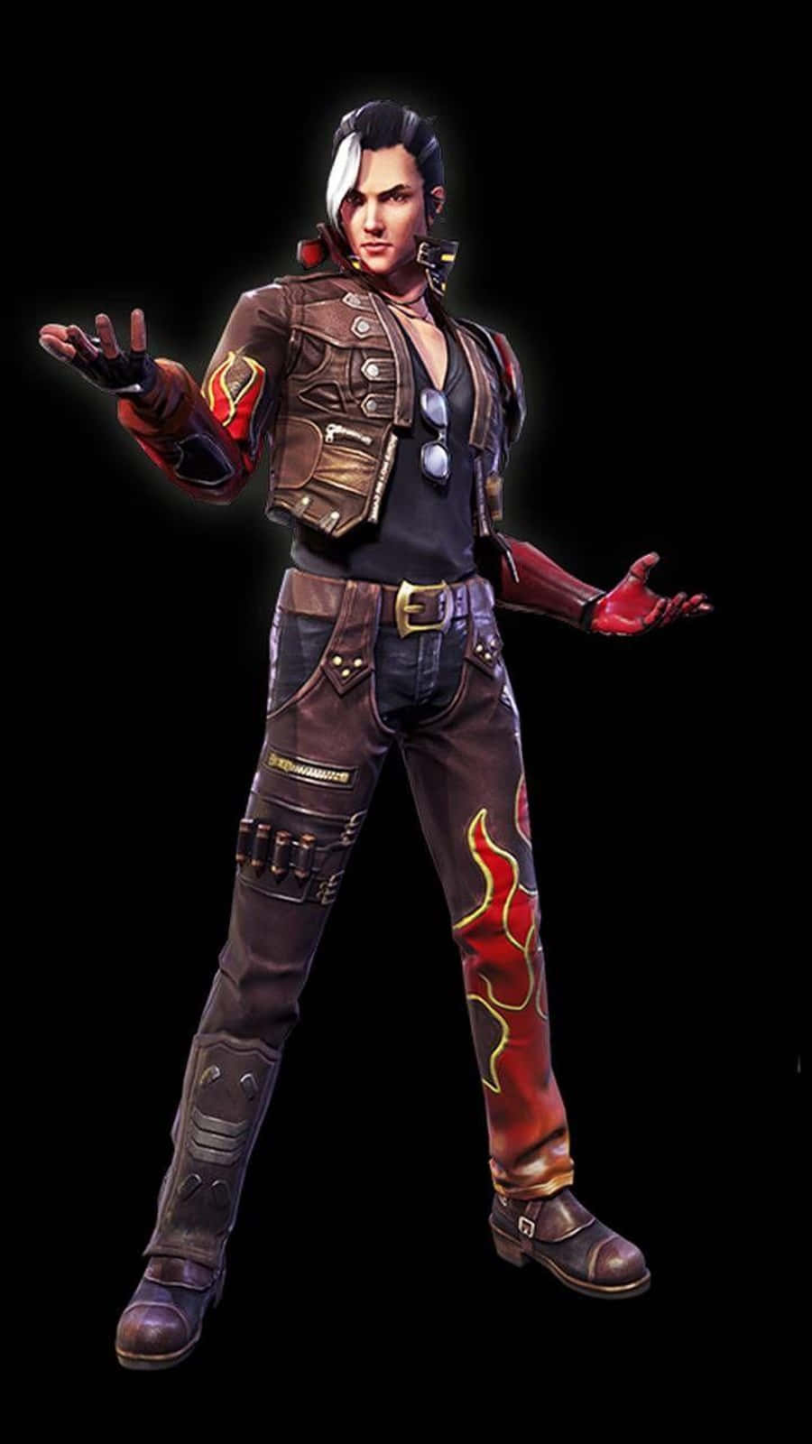Free Fire Hayato Game Character Background