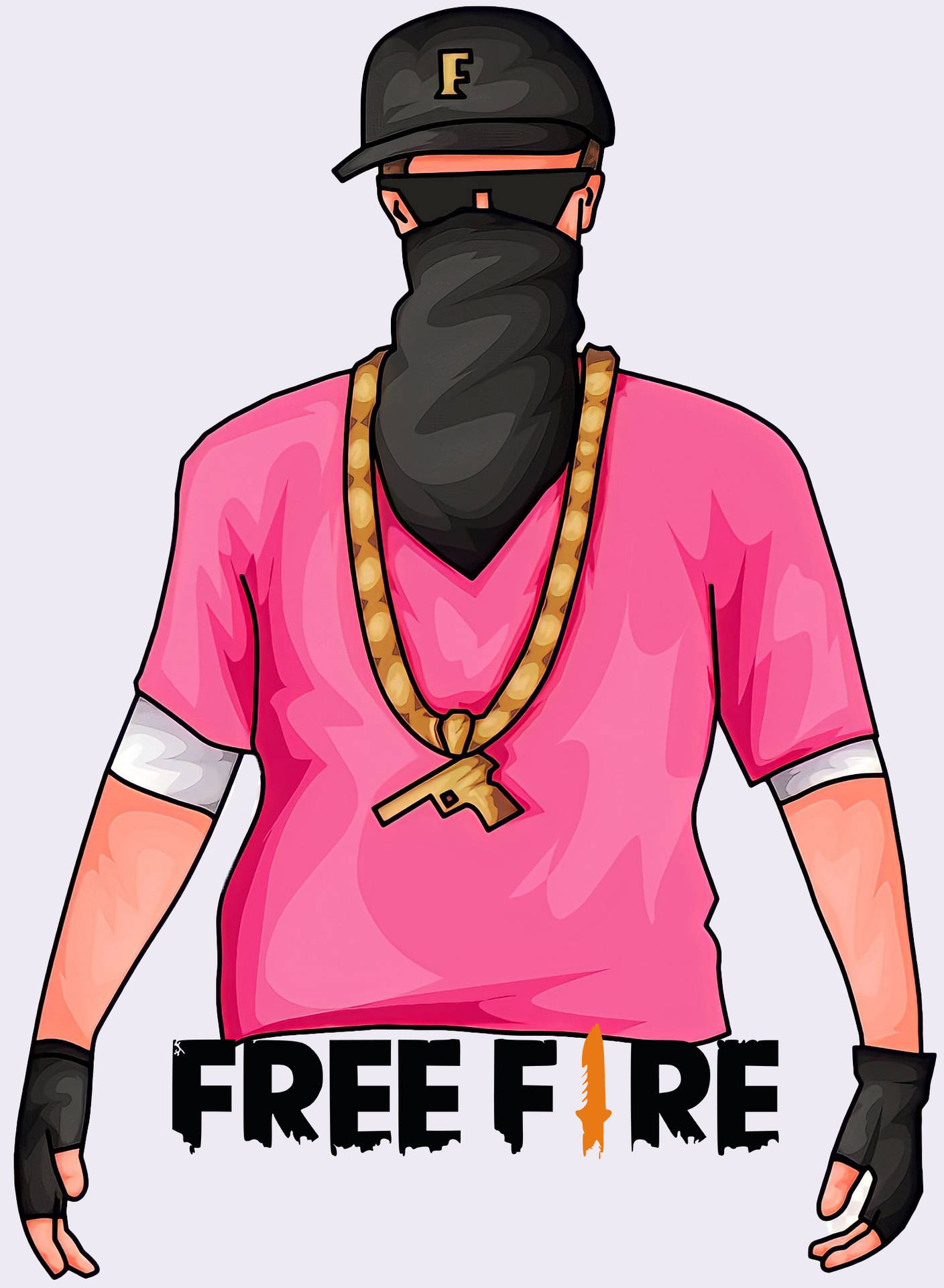 Free Fire Hip Hop Bundle Vector Art Background