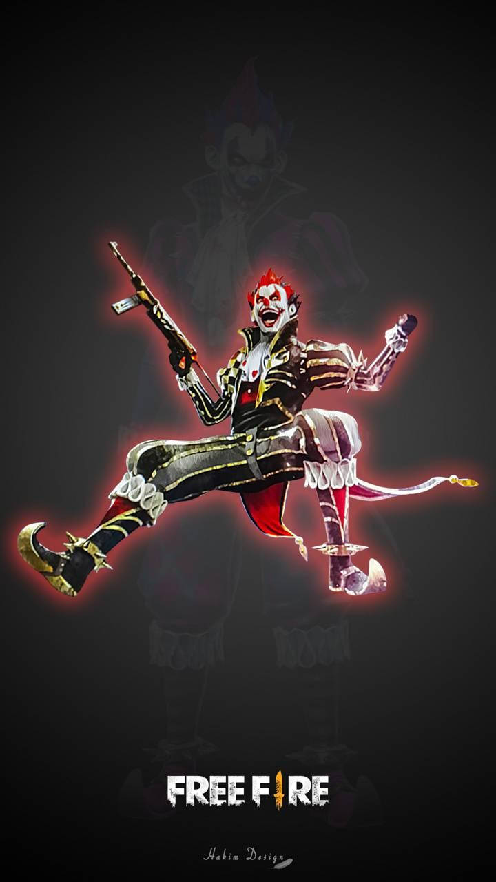 Free Fire Logo Clown Background