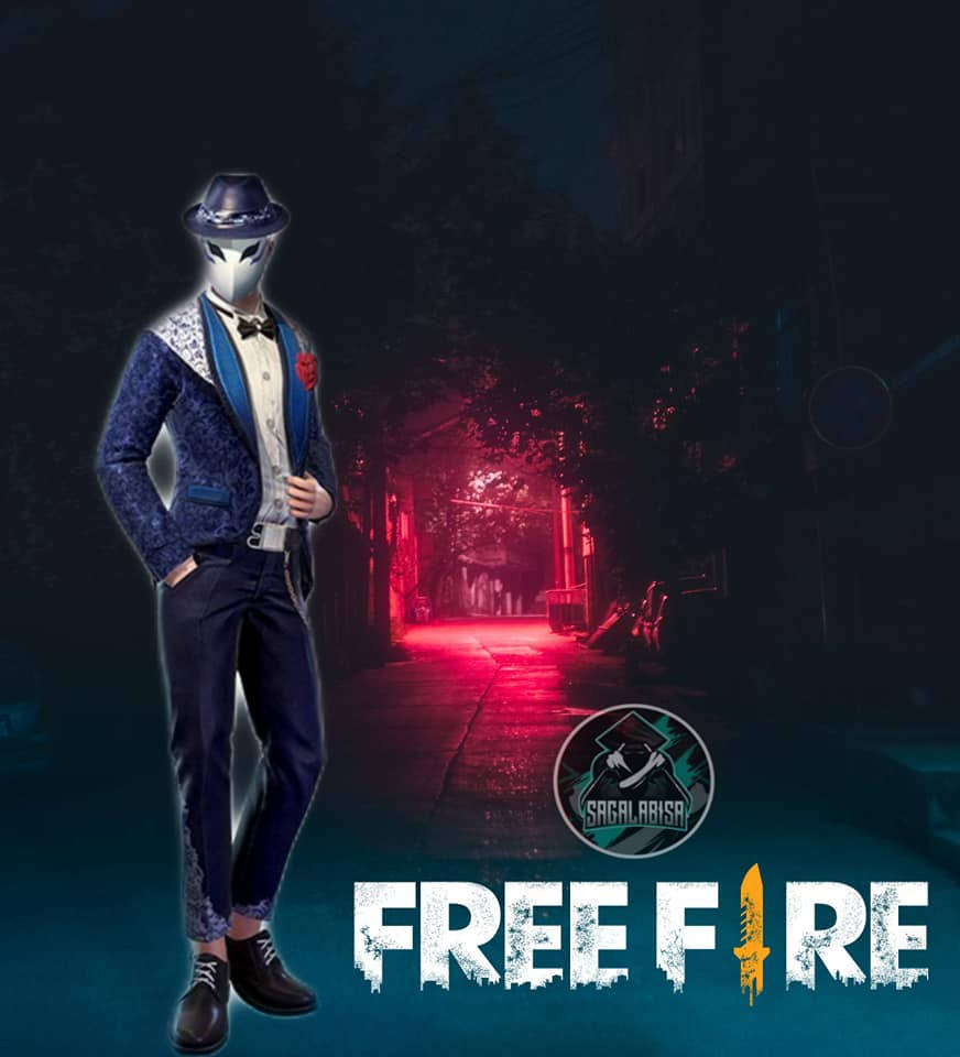 Free Fire Logo Masked Man