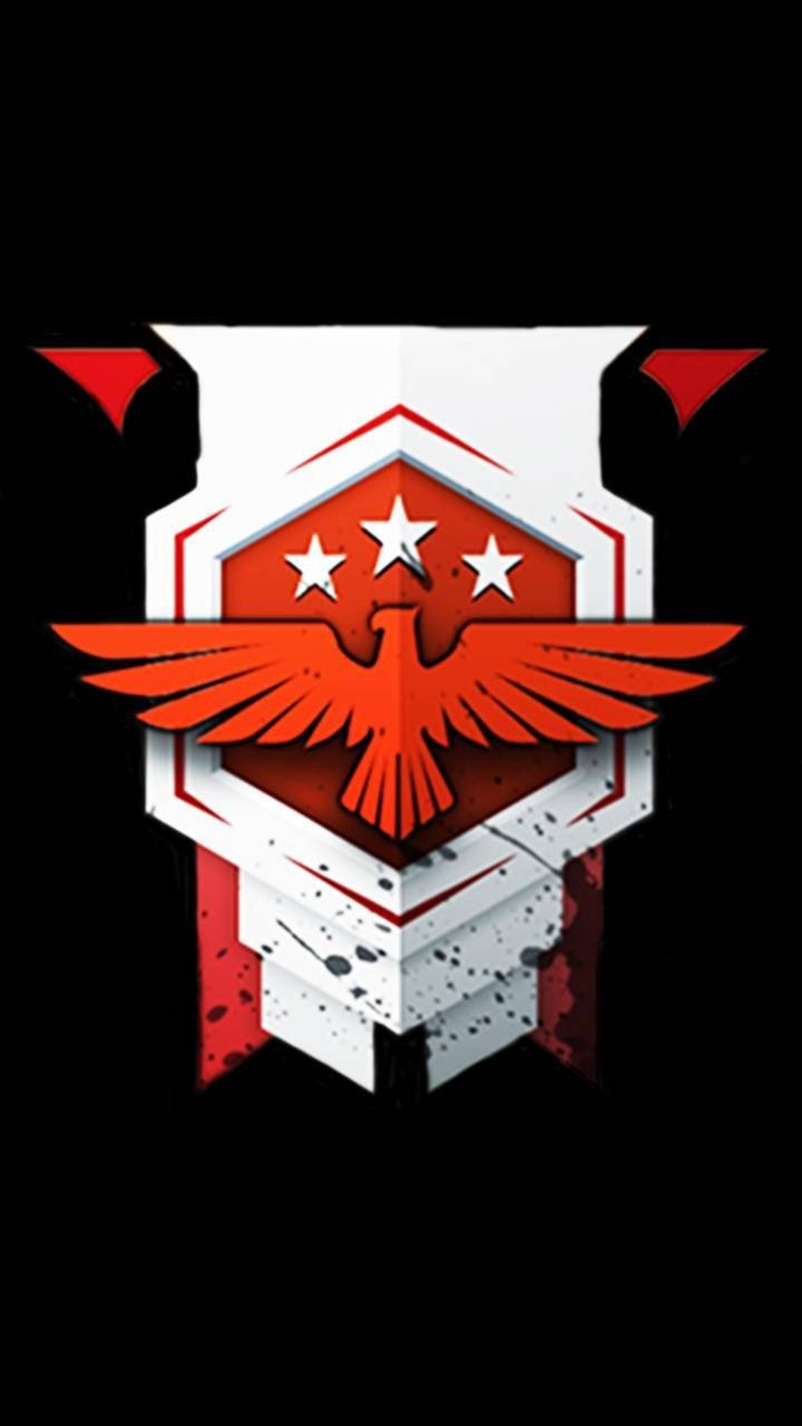 Free Fire Logo Red Eagle